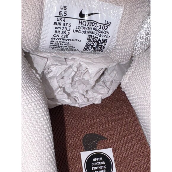 Nike V5 Runner Sneaker in Sail Light Orewood Fauna Brown & Phantom 6.5 New Women - Picture 11 of 17